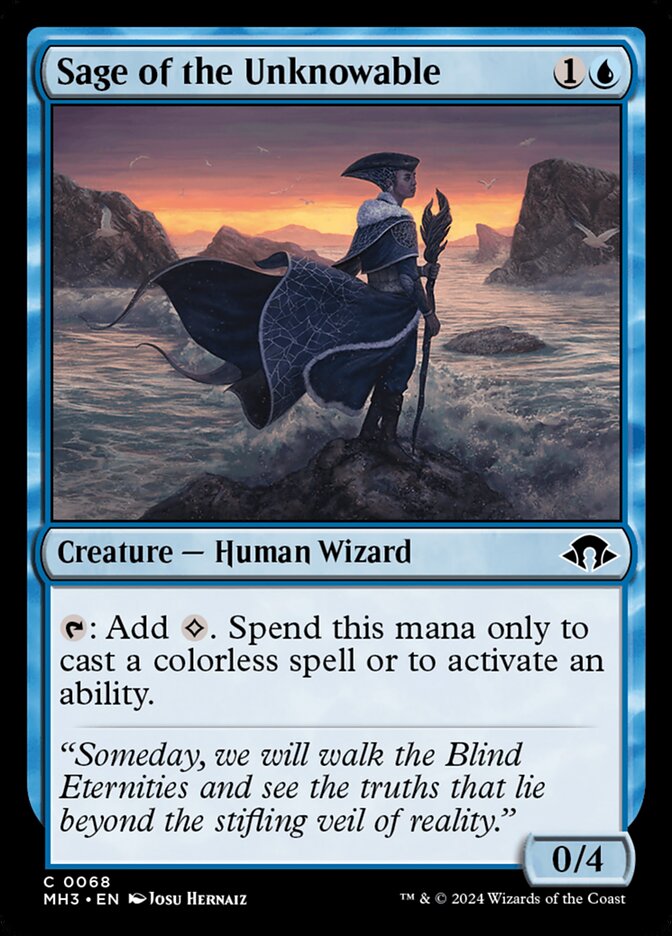 Sage of the Unknowable 68/319 (Modern Horizons 3)  - Foil