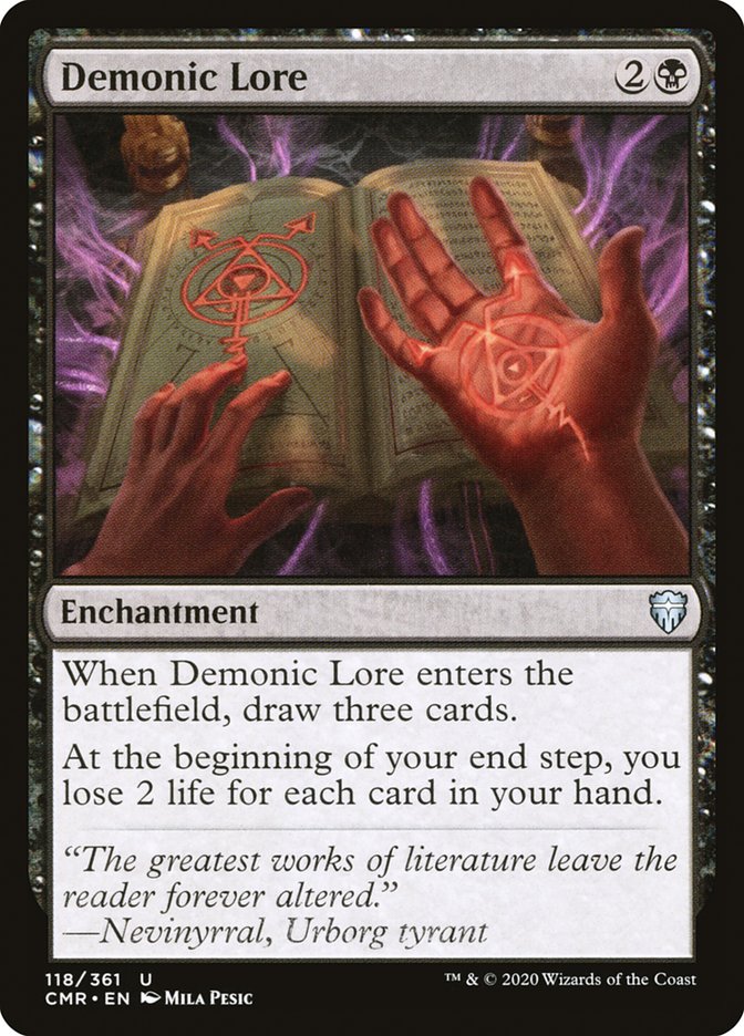 Demonic Lore 118 (Commander Legends) 