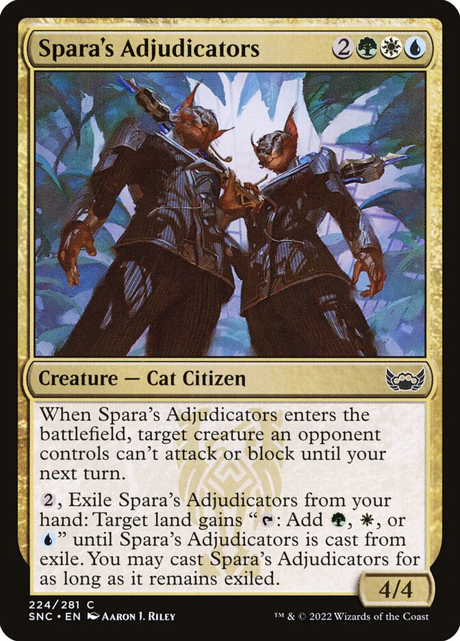Spara's Adjudicators 224/281 (Streets of New Capenna) 