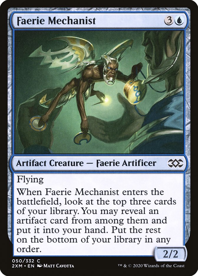 Faerie Mechanist 50/332 (Double Masters)  - Foil