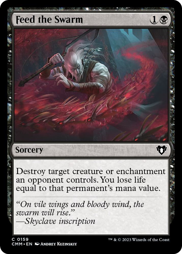 Feed the Swarm 159/451 (Commander Masters) 