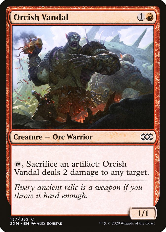 Orcish Vandal 137/332 (Double Masters) 