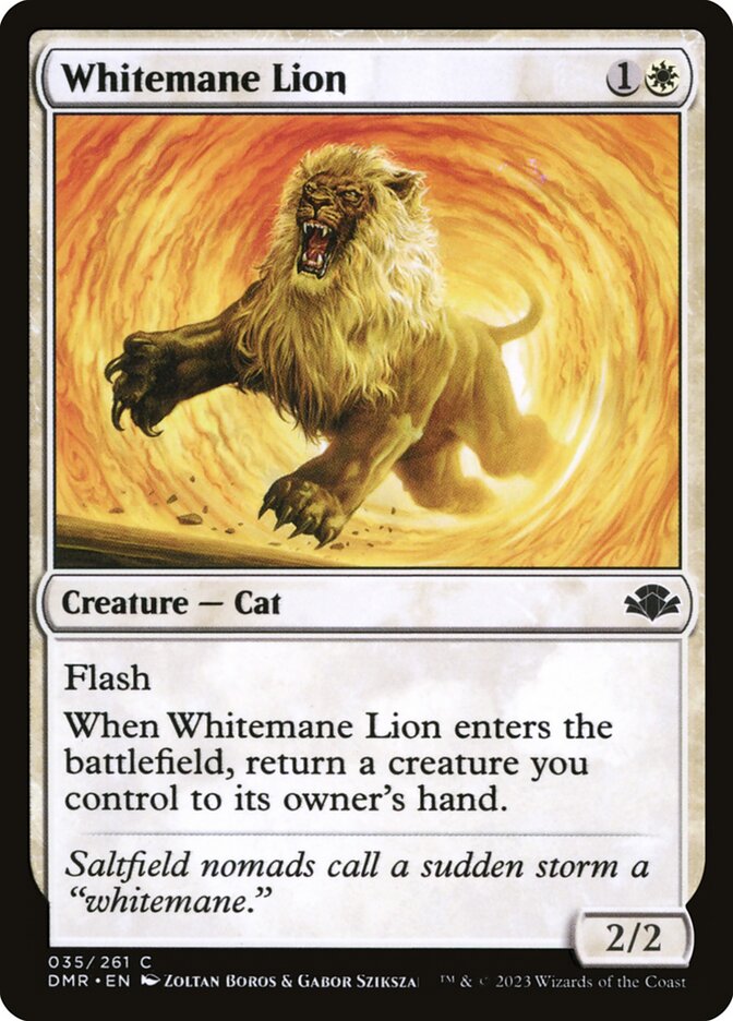 Whitemane Lion 35 (Dominaria Remastered) 