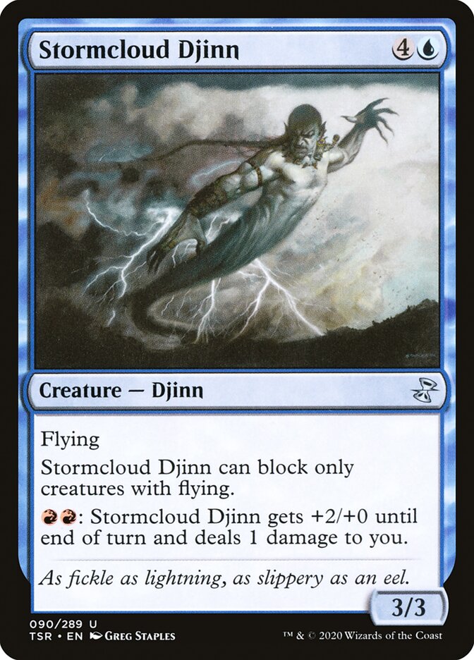 Stormcloud Djinn 90/289 (Time Spiral: Remastered) 