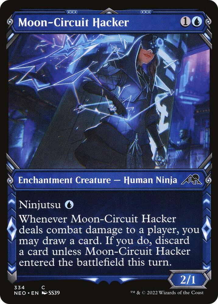 Moon-Circuit Hacker 334/302 (Kamigawa: Neon Dynasty)  - Showcase