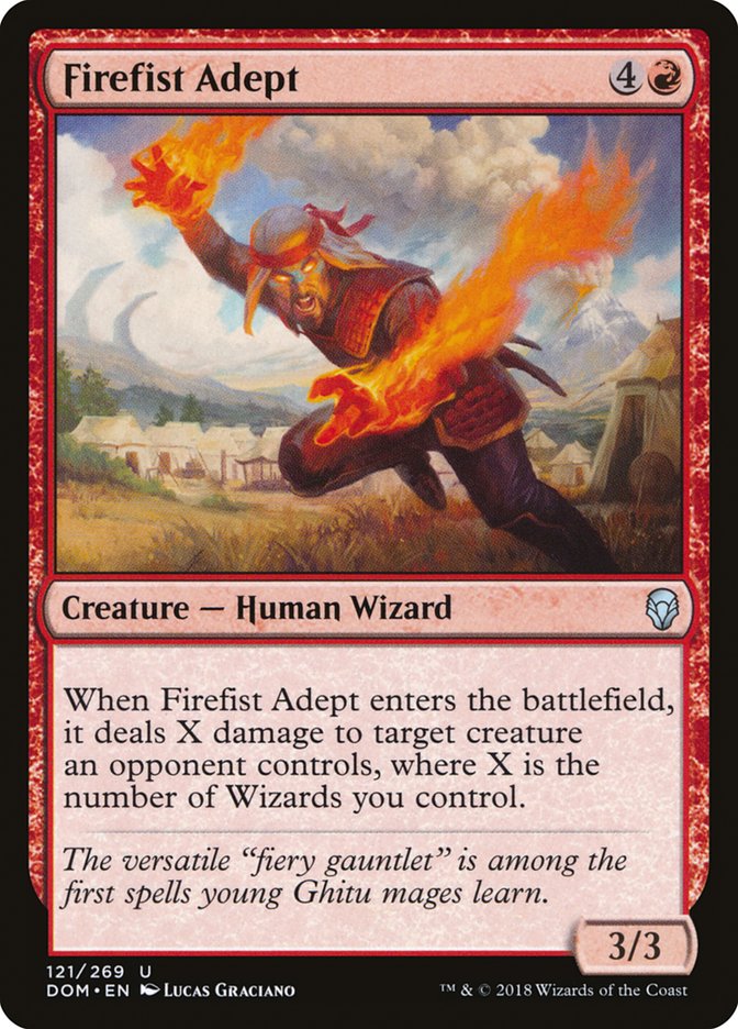 Firefist Adept 121/269 (Dominaria) 