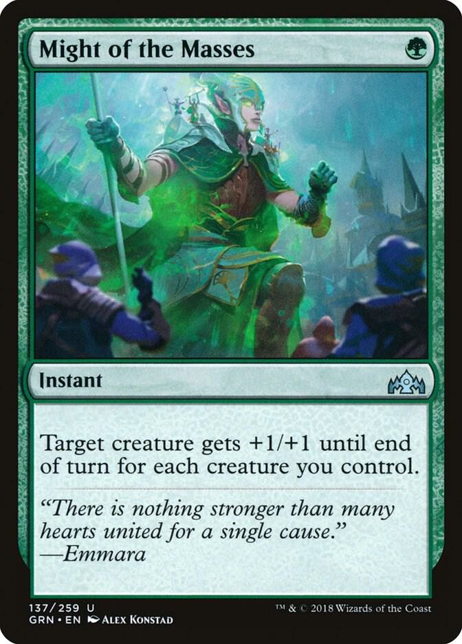 Might of the Masses 137/259 (Guilds of Ravnica) 