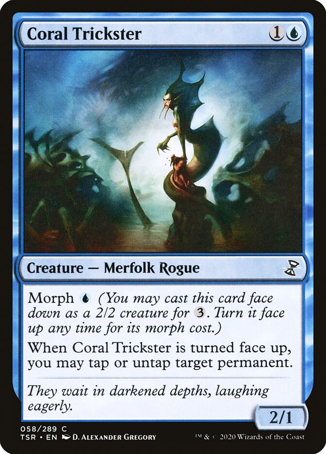 Coral Trickster 58/289 (Time Spiral: Remastered)  - Foil