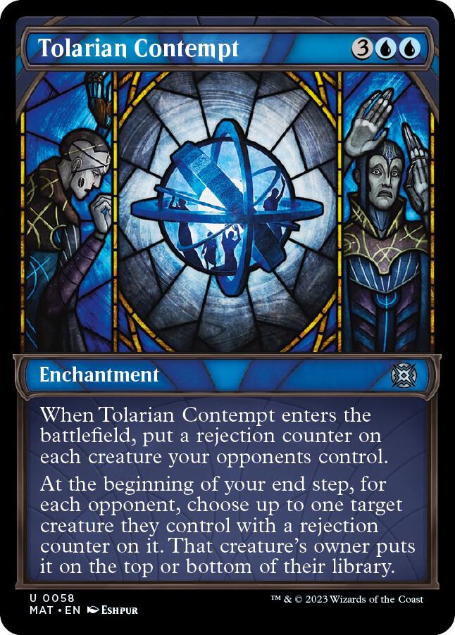 Tolarian Contempt 58/50 (March of the Machine: The Aftermath)  - Showcase Foil