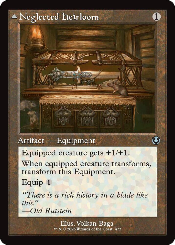 Neglected Heirloom // Ashmouth Blade 473/287 (Innistrad Remastered)  - Retro Foil