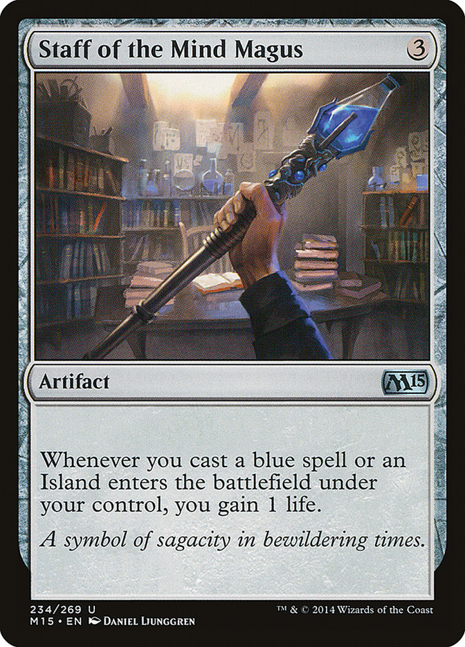 Staff of the Mind Magus 234/269 (Magic 2015 (M15)) 