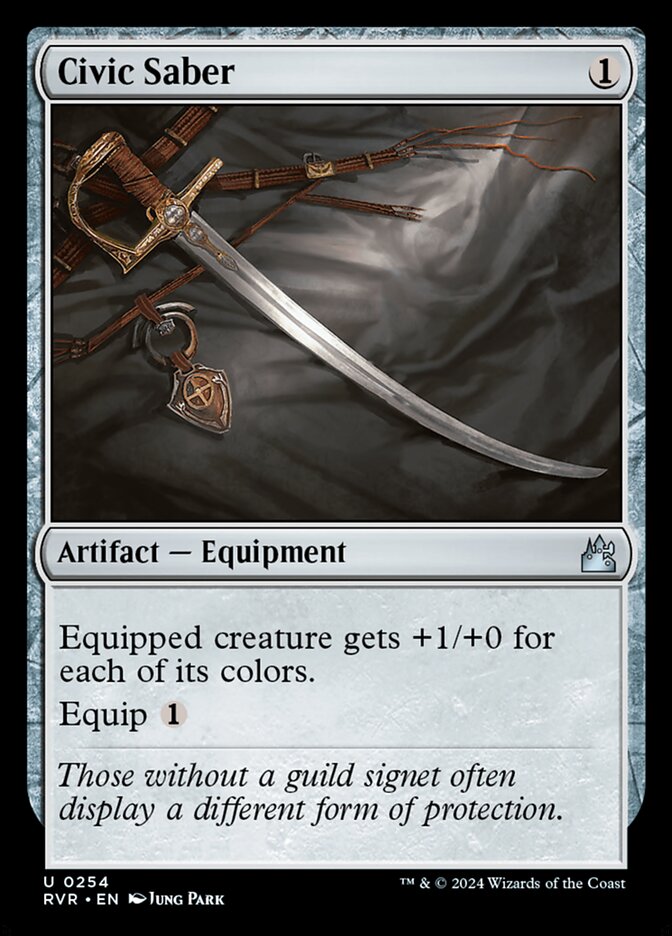 Civic Saber 254/291 (Ravnica Remastered)  - Foil