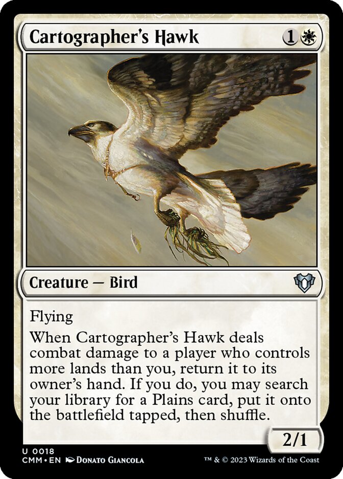 Cartographer's Hawk 18/451 (Commander Masters) 