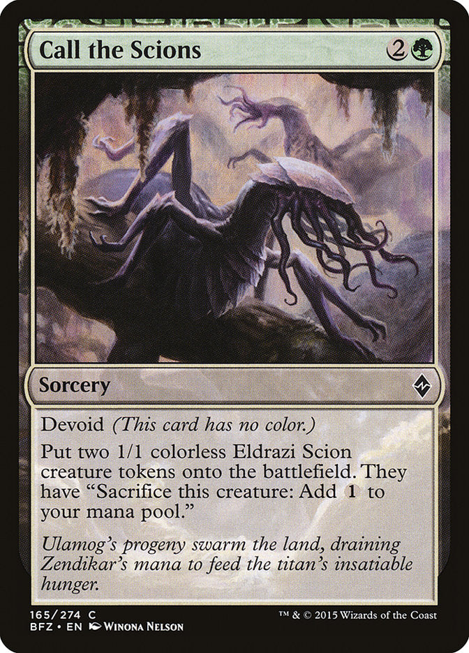 Call the Scions 165/274 (Battle for Zendikar) 