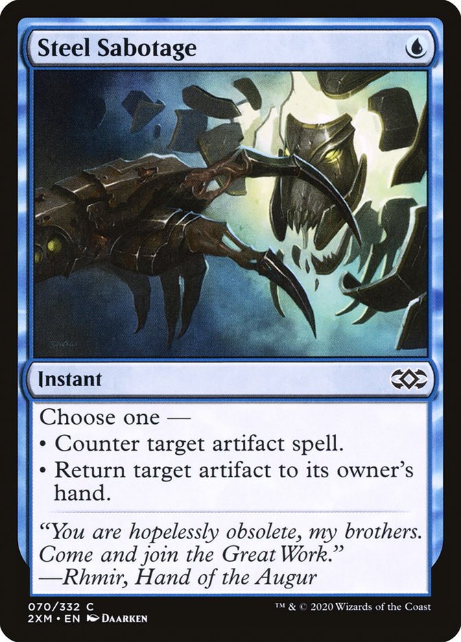 Steel Sabotage 70/332 (Double Masters)  - Foil