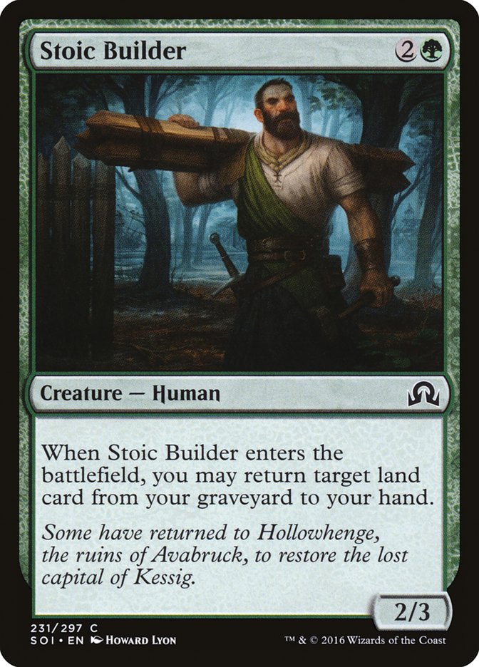 Stoic Builder 231/297 (Shadows over Innistrad) 
