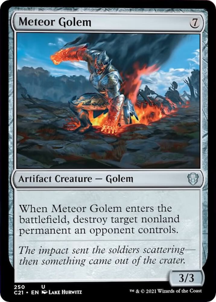 Meteor Golem 250/81 (Commander 2021) 