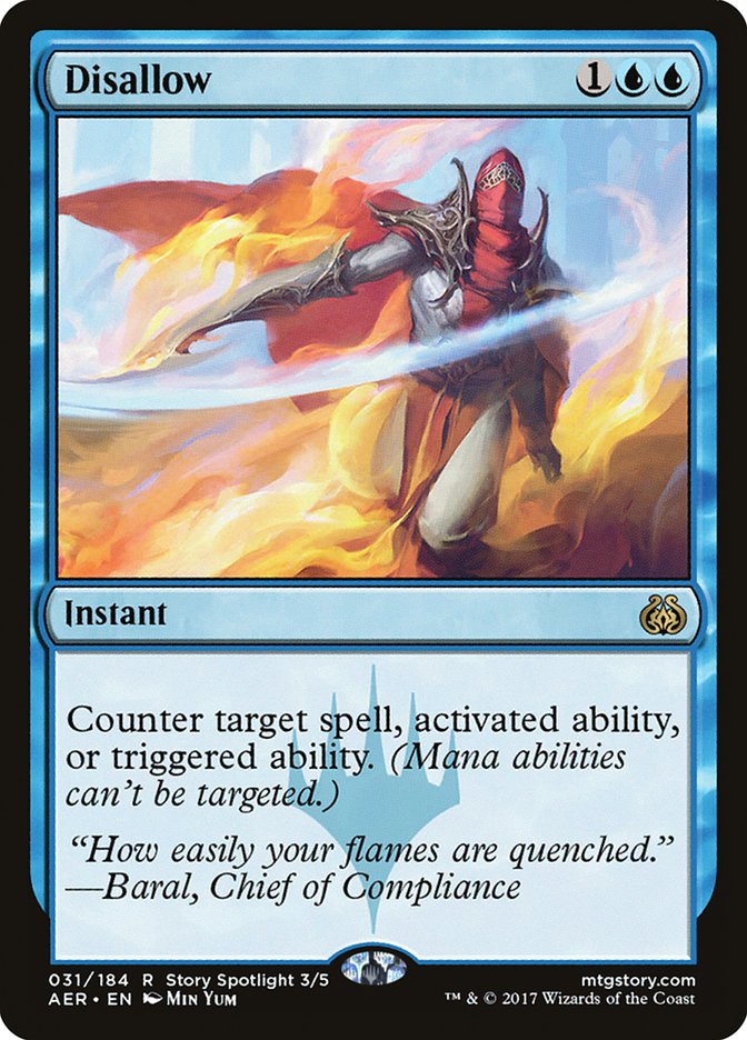 Disallow 31 (Aether Revolt)  - Foil
