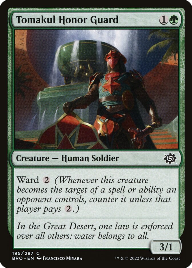 Tomakul Honor Guard 195/287 (The Brothers' War) 