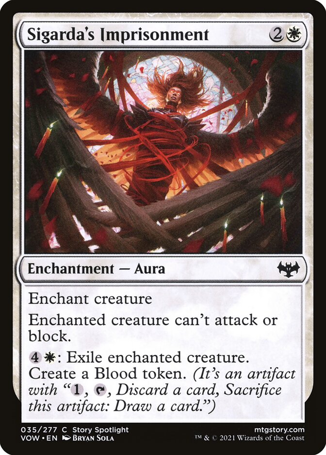 Sigarda's Imprisonment 35/277 (Innistrad: Crimson Vow)  - Foil