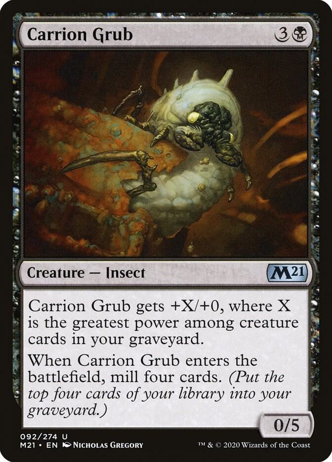 Carrion Grub 92 (Core Set 2021)  - Foil