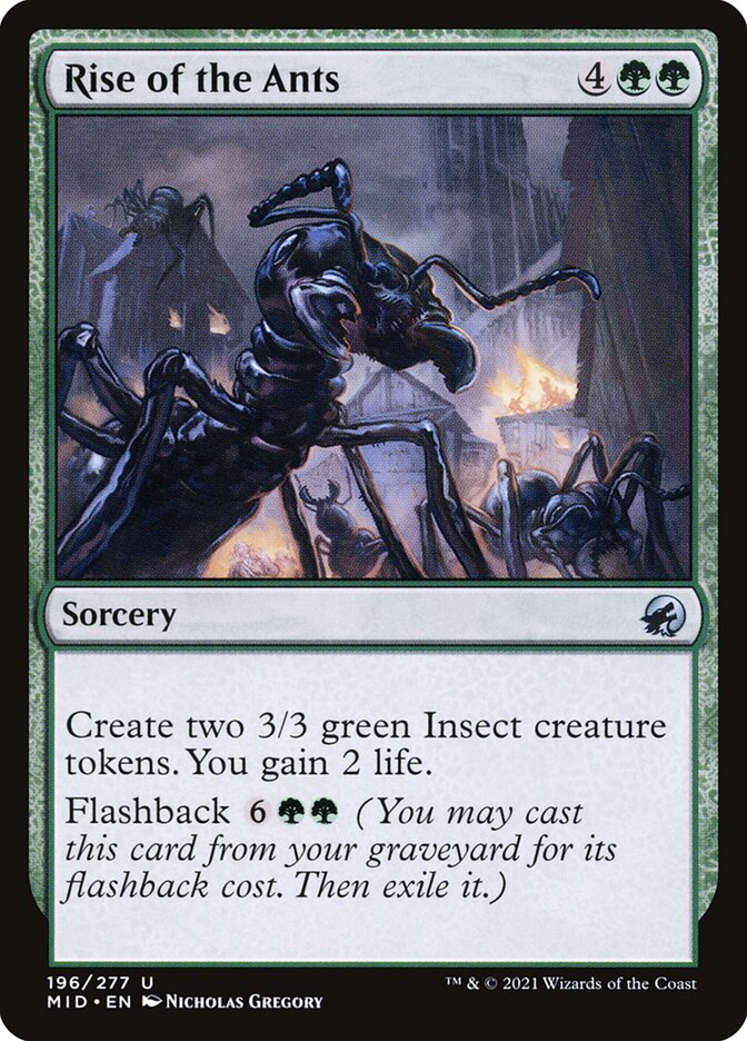 Rise of the Ants 196/277 (Innistrad: Midnight Hunt) 