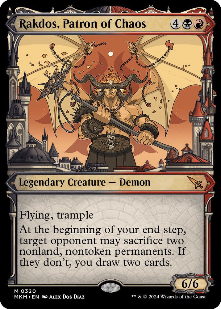 Rakdos, Patron of Chaos 320/286 (Murders at Karlov Manor)  - Showcase