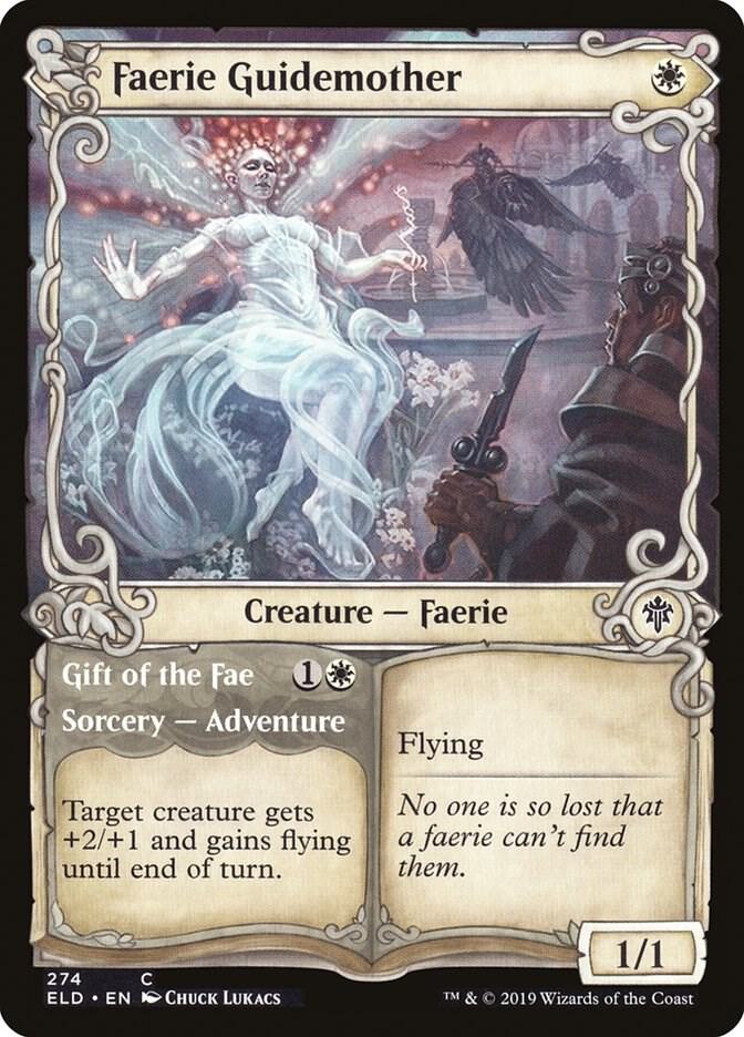 Faerie Guidemother // Gift of the Fae 274/269 (Throne of Eldraine)  - Showcase