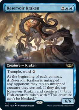 Reservoir Kraken Extended Art 413/281 (Streets of New Capenna) 