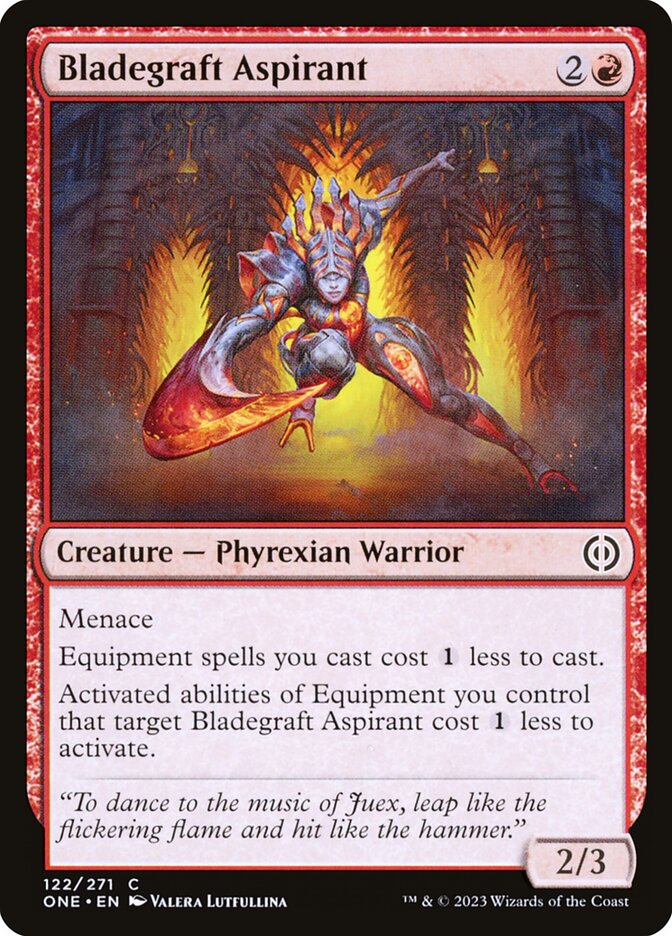 Bladegraft Aspirant 122 (Phyrexia: All Will Be One) 