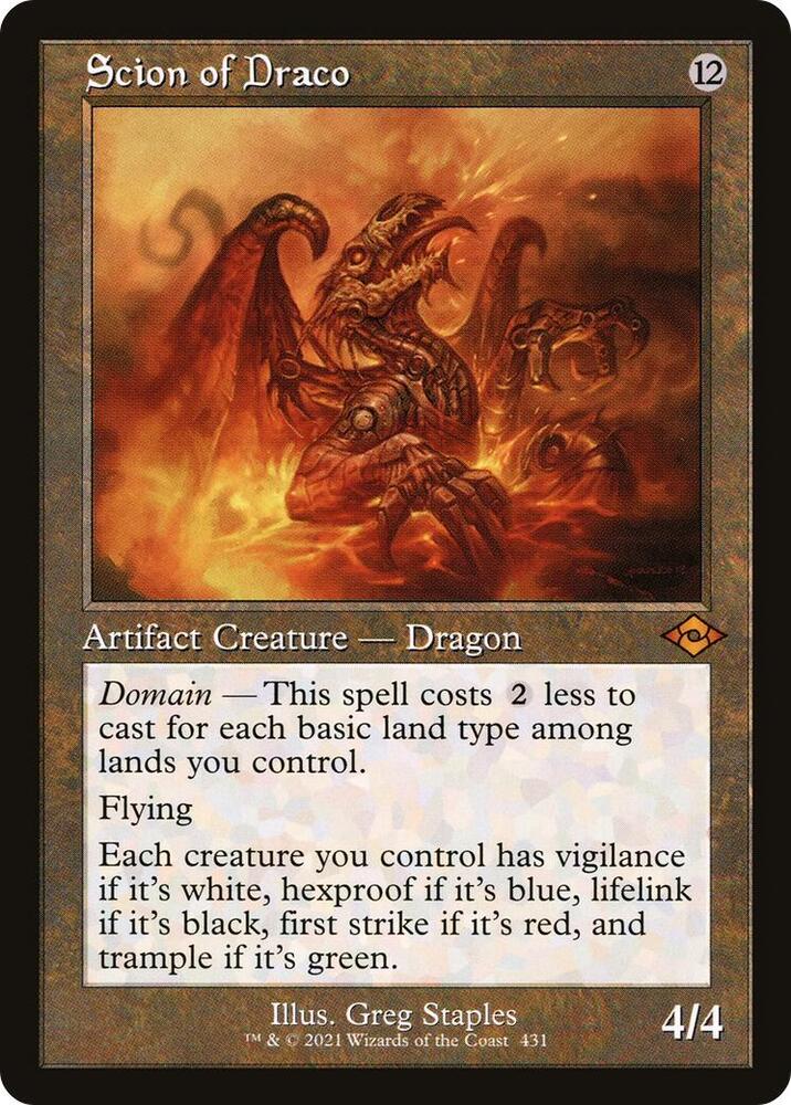 Scion of Draco Retro Frame 431 (Modern Horizons 2) 