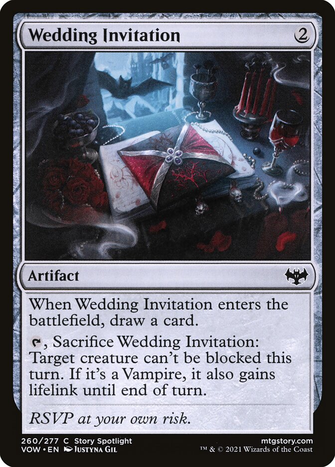 Wedding Invitation 260/277 (Innistrad: Crimson Vow)  - Foil