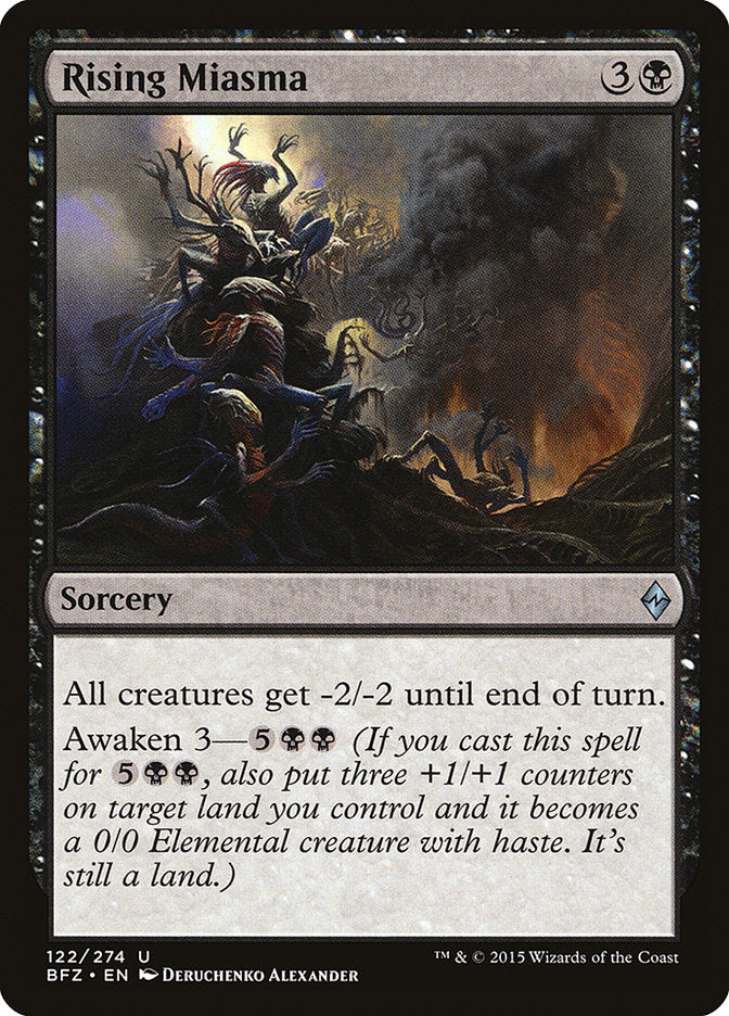 Rising Miasma 122/274 (Battle for Zendikar) 