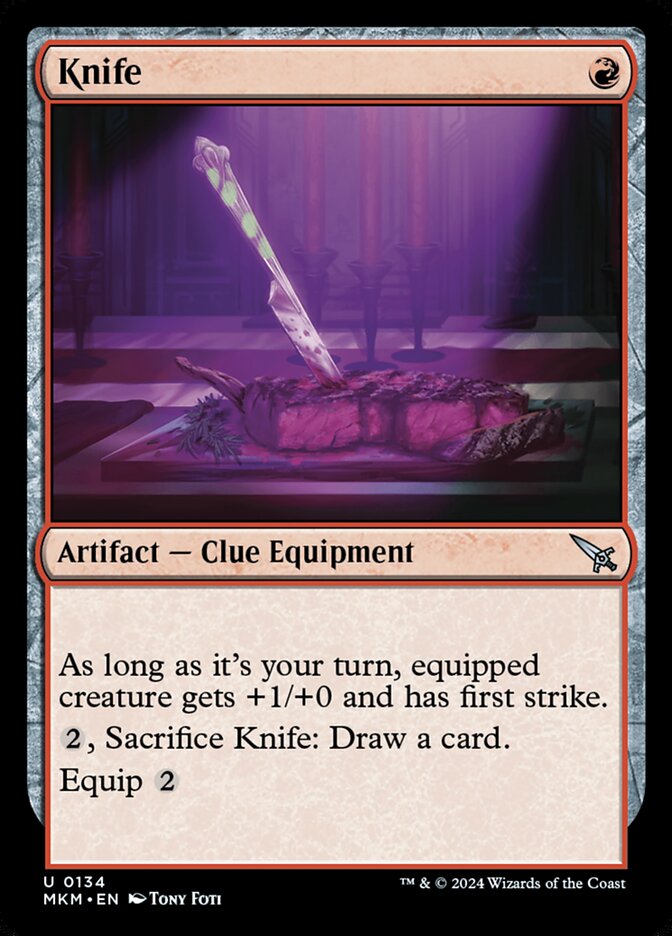 Knife 134/286 (Murders at Karlov Manor)  - Foil