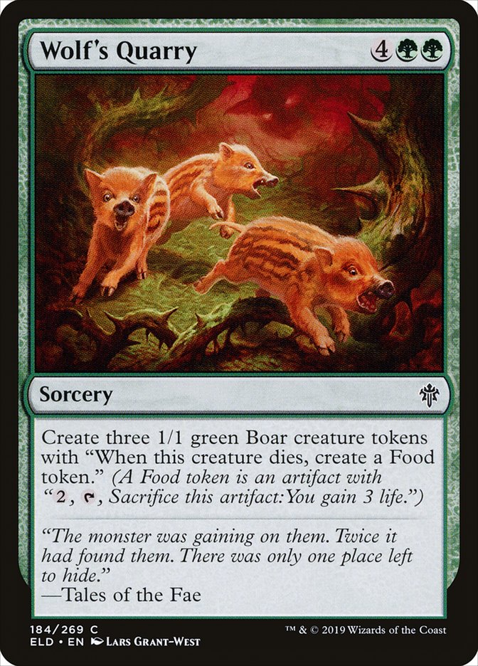 Wolf's Quarry 184/269 (Throne of Eldraine) 