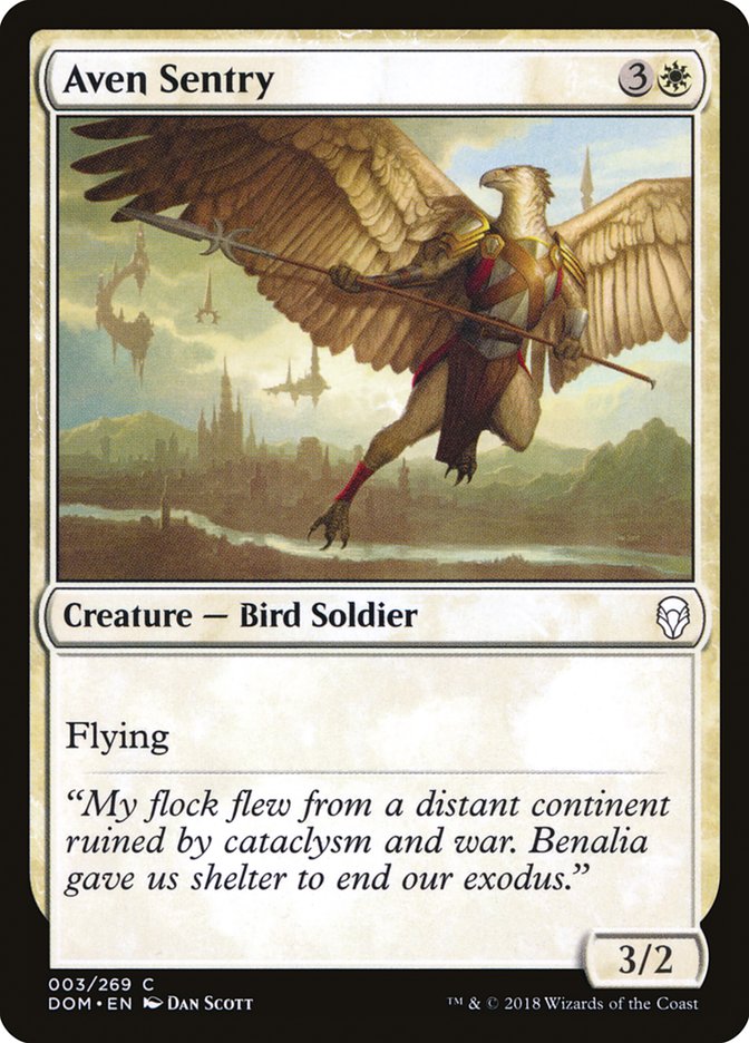 Aven Sentry 3/269 (Dominaria) 