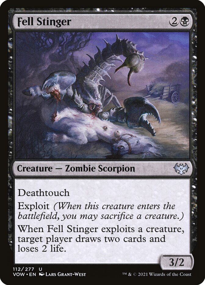 Fell Stinger 112 (Innistrad: Crimson Vow) 