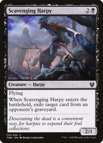 Scavenging Harpy 114/254 (Theros Beyond Death)  - Foil