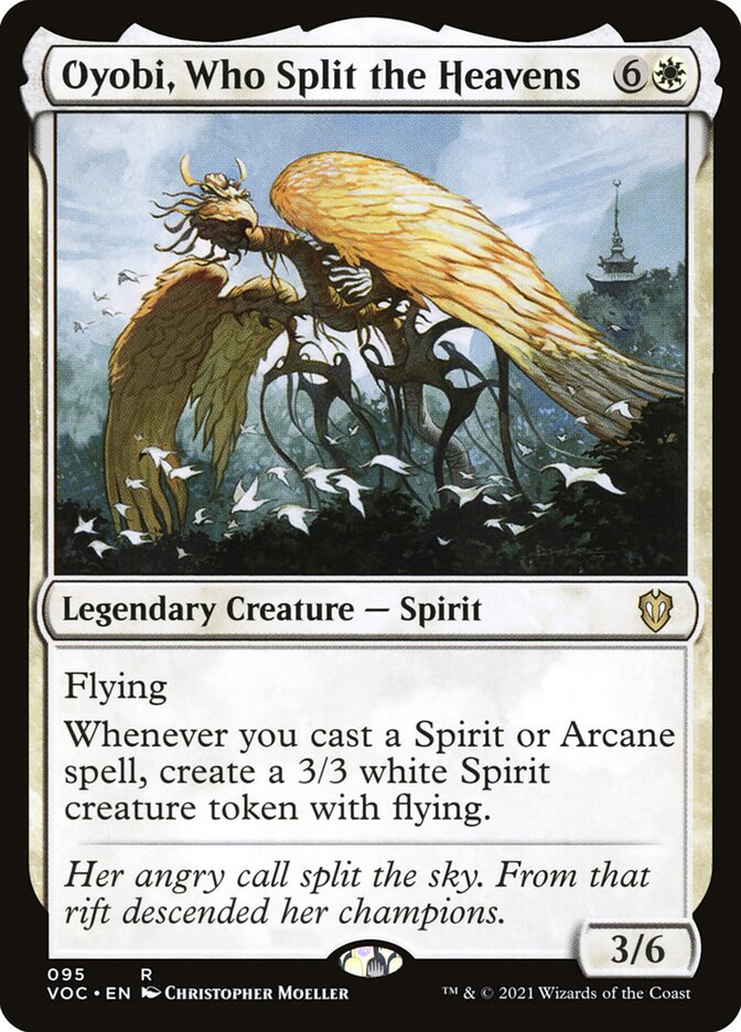 Oyobi, Who Split the Heavens 95/38 (Commander: Innistrad: Crimson Vow) 
