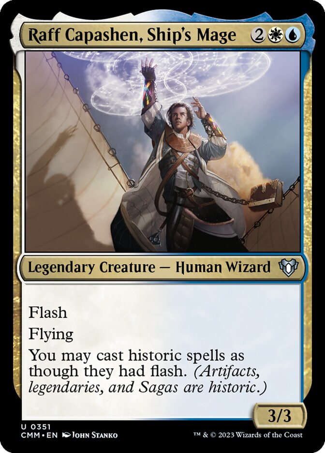 Raff Capashen, Ship's Mage 351/451 (Commander Masters) 