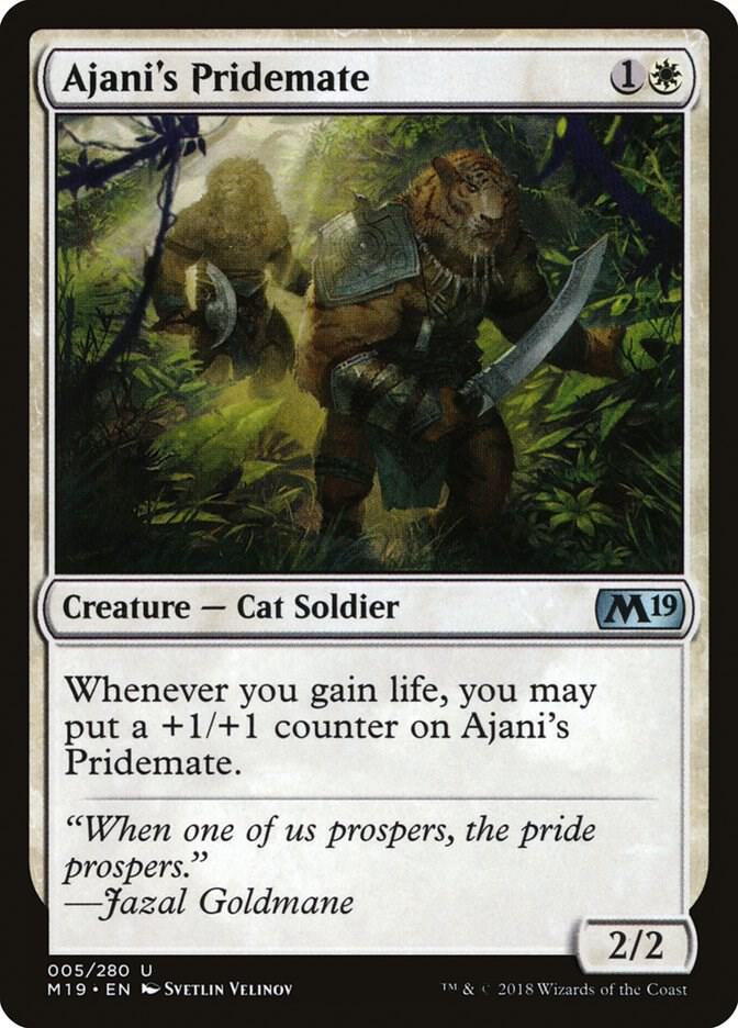 Ajani's Pridemate 5/280 (Core Set 2019) 