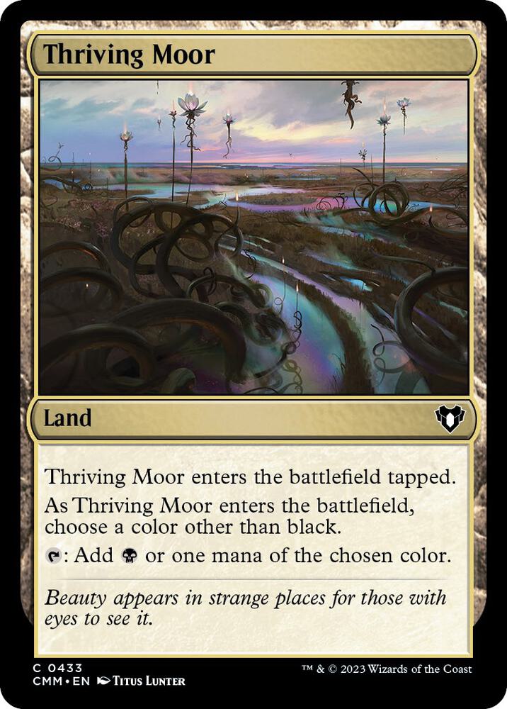 Thriving Moor 433/451 (Commander Masters)  - Foil