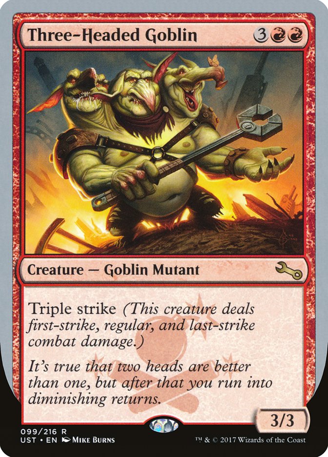 Three-Headed Goblin 99/216 (Unstable) 
