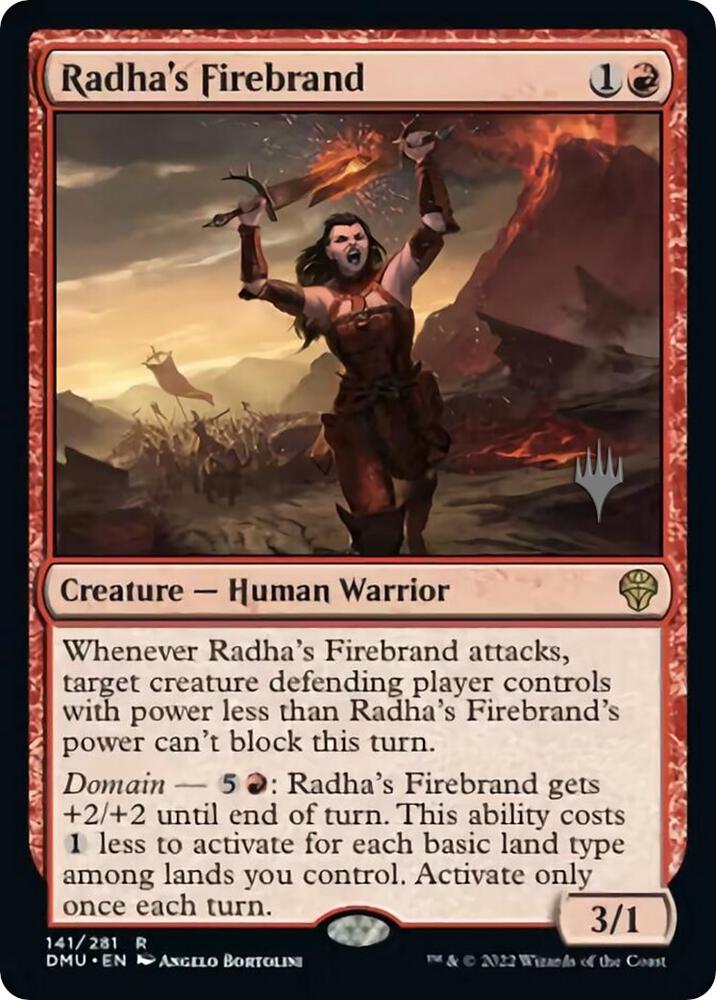 Radhas Firebrand 141 (Promo Pack: Dominaria United)  - Foil