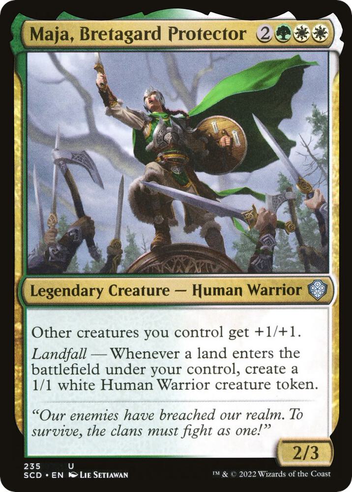 Maja, Bretagard Protector 235/352 (Starter Commander Decks) 