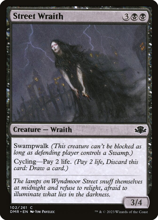 Street Wraith 102 (Dominaria Remastered)  - Foil