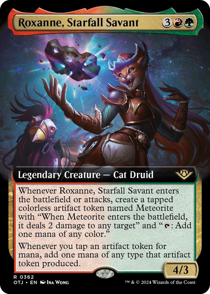 Roxanne, Starfall Savant 362 (Outlaws of Thunder Junction)  - Extended Art