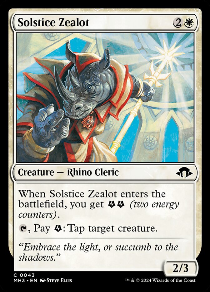 Solstice Zealot 43/319 (Modern Horizons 3)  - Foil