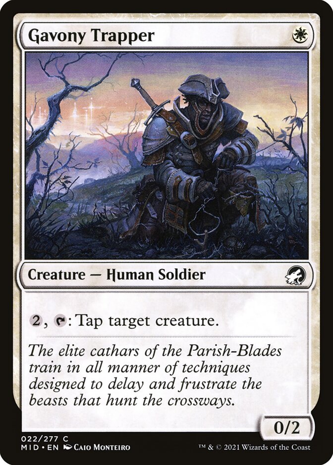 Gavony Trapper 22/277 (Innistrad: Midnight Hunt)  - Foil