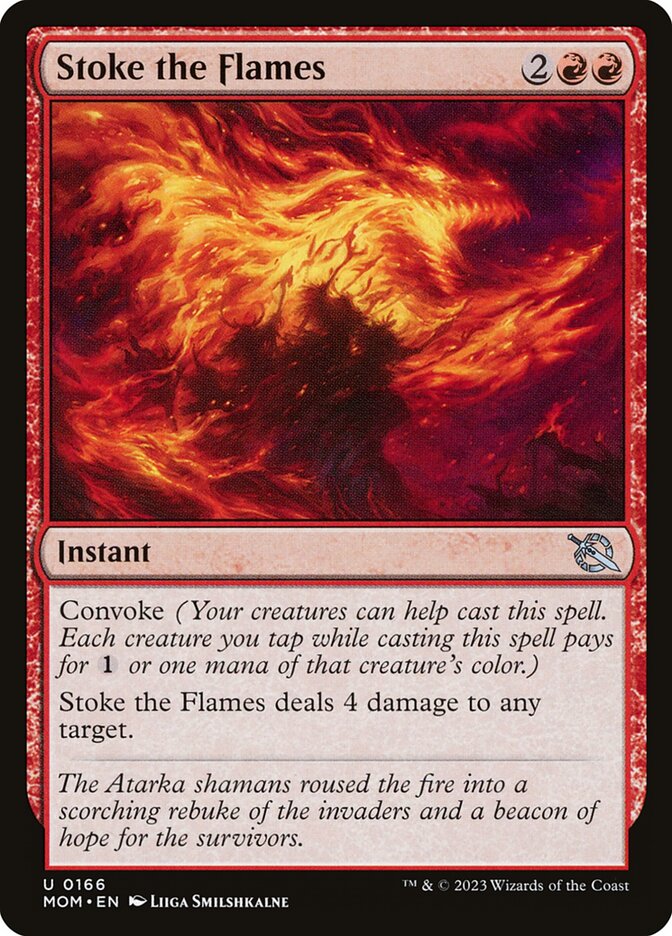 Stoke the Flames 166/291 (March of the Machine) 
